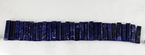Perles sodalite rectangles et facettées pour vos ateliers DIY de bijoux faits main
