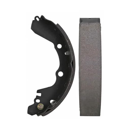 Image of Detroit Axle - Rear Brake Shoes for Dodge Avenger Stratus Chrysler Sebring | Eagle Talon Mitsubishi Eclipse Expo Galant, Semi-Metallic Brake Shoes Replacement