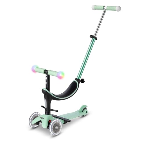 Micro – Patinete Micro Mini2 Grow Deluxe Magic LED color menta.