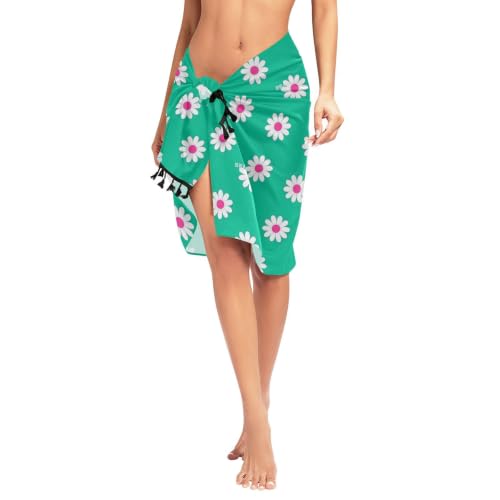 Traje de baño junior floral blanco para piscina y moda playera 5