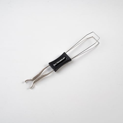 ULTRAEQUIP Mechanical Keyboard Keycap Puller, Stainless Steel Key Removal Tool, Black, Professional Switch Puller for MX Switch, 3-Section Design