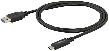 StarTech.com USB to USB C Cable – 1m / 3 ft – 5Gbps – USB A to USB C – USB Type C – USB Cable Male to Male – USB C to USB (USB315AC1M),Black 3