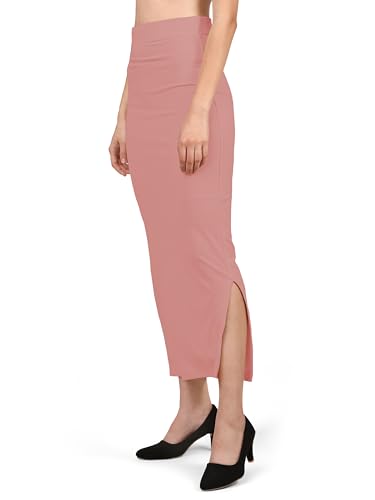Image of Mehrang Stretchable Saree Shapewear Petticoat for Women, Cotton Blended,Petticoat,Skirts for Women,Shape Wear Dress for Saree