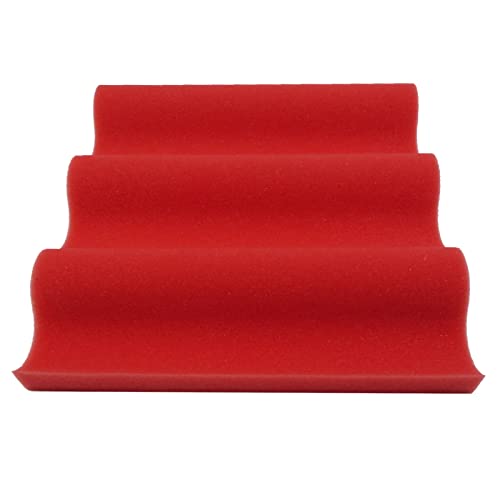 Moochy 12pcs Tratamento acústico Onda de espuma Painéis de espuma acústica à prova de som Placa de e