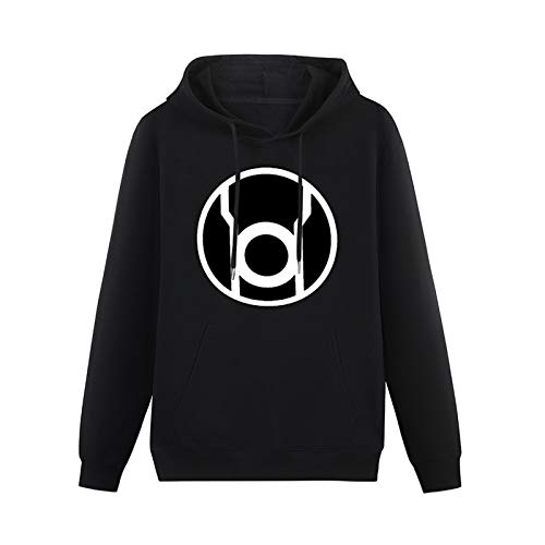 IUTffzr The Big Red Lantern Bang Theory Logo Sheldon TBBT Nerd TV Cooper Sudadera para hombre Sudadera Moda Casual Unisex Black Hoodies, Negro , M