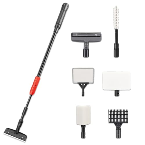 UPETTOOLS Aquarium Clean Tool 6 in 1 Fish Tank...