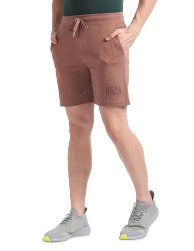 Image of U.S. Polo ASSN. Men's IYBF Solid Logo Knit Lounge Shorts