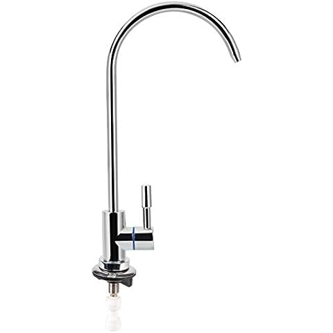 OKJHFD Reverse Osmosis Faucet, RO Water Faucet Brushed Nickel,Filtered Water Dispenser Faucet,Purifier Filtration Drinking Faucet for Kitchen Sink,Beverage Faucet,Lead-Free Cover
