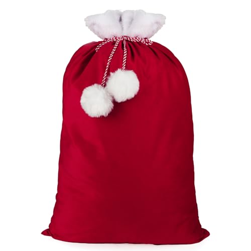 BETESSIN Weihnachtssack Groß 50x70cm - Geschenkesack aus Stoff -...