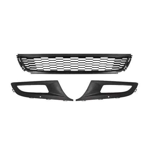 Rejillas inferiores de parachoques para VW Polo 6R, parrilla sport panal de abeja 2009-2014