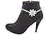 Women Fashion Jewelry Boot Bracelet Gold Metal Chain Silver Flower Ornament Shoe Charm Floral