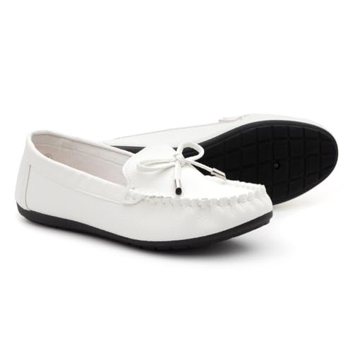Image of Herstyle Loafers for Women - Slip-On Business Flats Shoes | Dressy Casual Walking Flats with Memory Foam Insole | Lightweight & Comfortable Moccasins for Office & Travel
