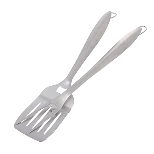 Set de 2 herramientas para parrilla acero inoxidable miniatura 1