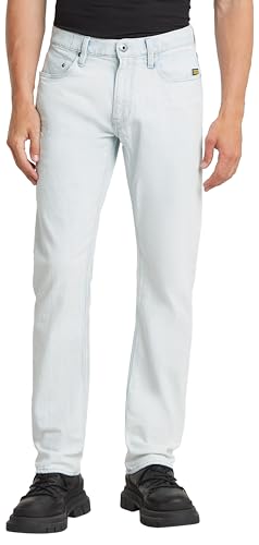 G-STAR Men's Mosa Straight Jeans, Azul (Beached Faded Clifton Blue D23692-d503-h122), 27W x 30L