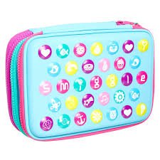 smiggle pencil case 3 layer