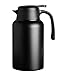 Luvan Thermos 2L, Carafe Thermique en Acier Inoxydable, Rétention Chaude Froide 24H (Noir)