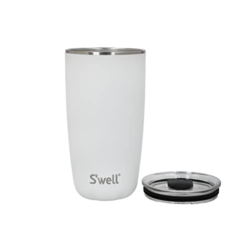 S'well Tumbler with Lid, 530ml, Moonstone, Vacuum-Insulated Travel Cup with Pop-On Lid - Image 2