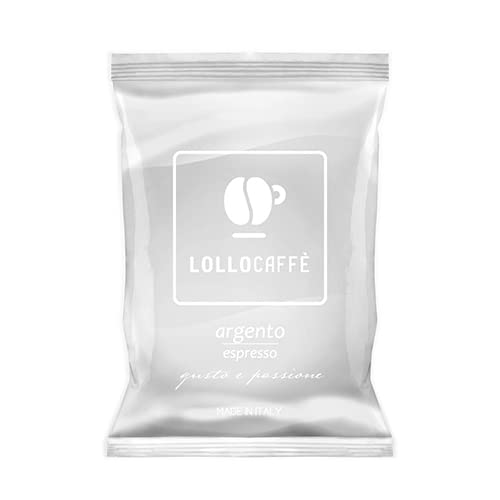 200 Capsule Lollo Compatibili Uno System Miscela Argento Espresso