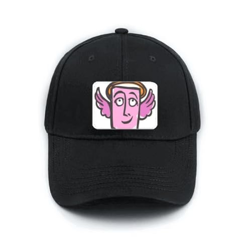 Casquette de baseball ajustable noire Happy Hat : oubliez les maux de tête
