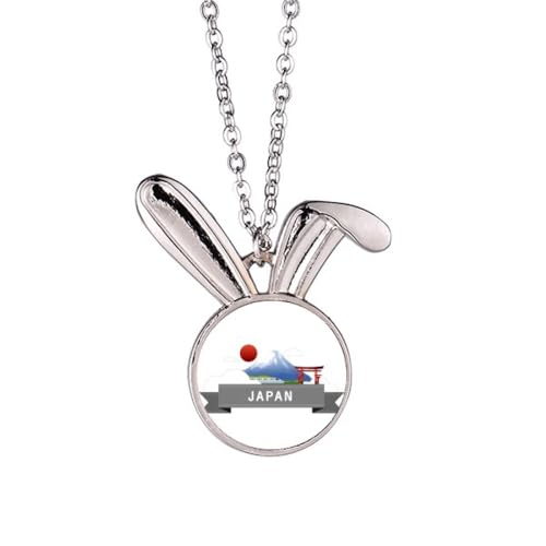 Collier lapin avec rail solaire rouge, finitions soignées pour une élégance intemporelle