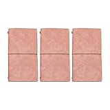 Cuaderno de 22 x 12 cm con tapa de piel sintética de primera calidad, etilvinilacetato de 1 mm y 100 g de papel para forrar