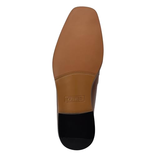 Guess Men's HACON Loafer, Medium Brown 210, 8.54