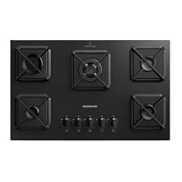 Cooktop 5 Bocas a Gás Brastemp Mesa de Vidro Acendimento Superautomático BDS75AE