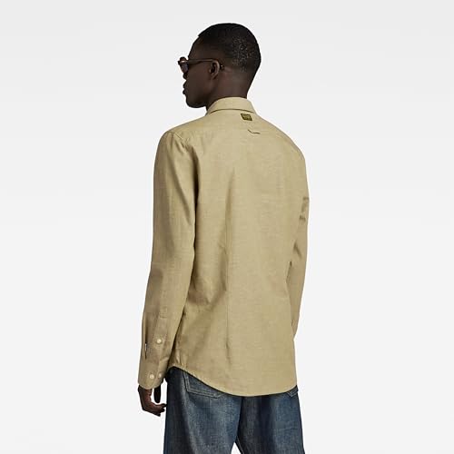 G-Star RAW Herren Bristum 2.0 Slim Shirt ls, Beige (Tree House D23553-D187-C941), XS – Ansicht 4