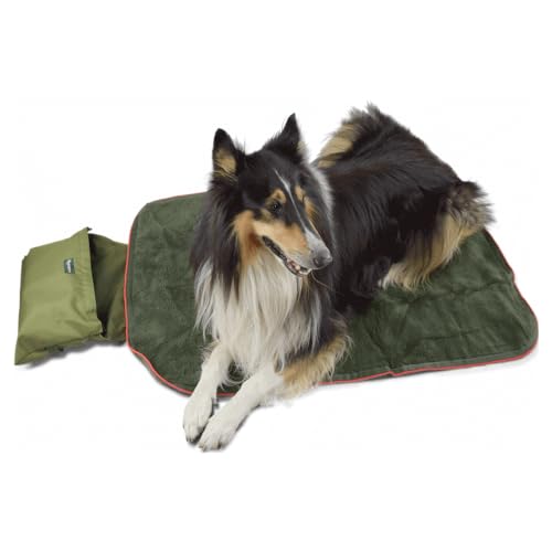 Romneys Outdoor Travelbed Voyager für Hunde | 70 x 100 cm | Praktischer Reisedecke mit Tasche | Wasserfeste Unterseite | Weiche und kuschelige Innenseite