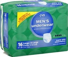 Miniatura 1 de CVS para hombre ropa interior máxima absorción LXL (compatible con cintura 3864)