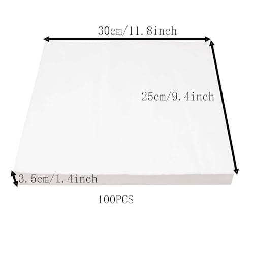Allazone 100 Sheets Bird Cage Liner Papers, Disposable Bird Cage Paper Liners, Cuttable Pet Animal Cages Cushion - Image 2