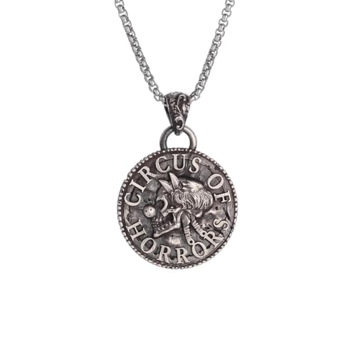 Collier vintage homme avec pendentif crâne, une idée cadeau originale