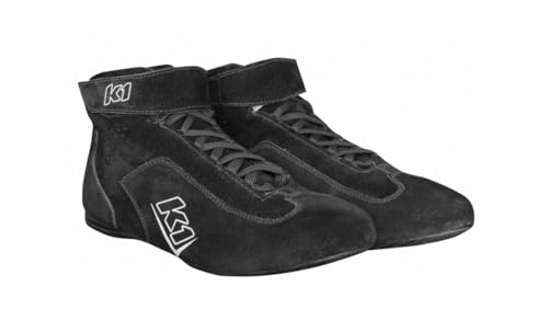 K1 Race Gear K1 Challenger Nomex® Youth Auto Racing Shoes - SFI 3.3/5 - Black - Size 6.5