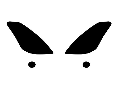 Rvinyl Headlight Tint Covers Compatible with Nissan Altima 2008-2009 (Coupe) - Smoke