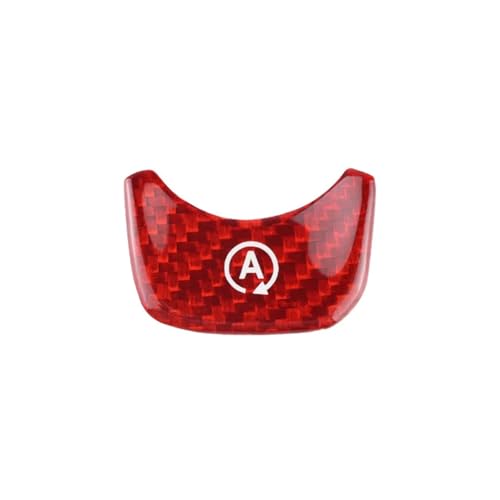 Autocollant en fiber carbone pour bouton d'arrêt démarrage moteur de voiture AMG