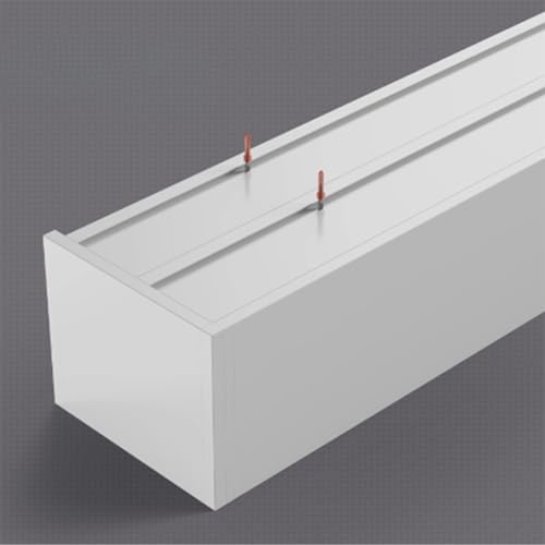 Dual Track Window Box Baffle Rail - 3-in-1 Side Installation Privacy Room Dividers, Minimalist Design Wall-Mounted, 149.6in Length for Stylish Home Decor