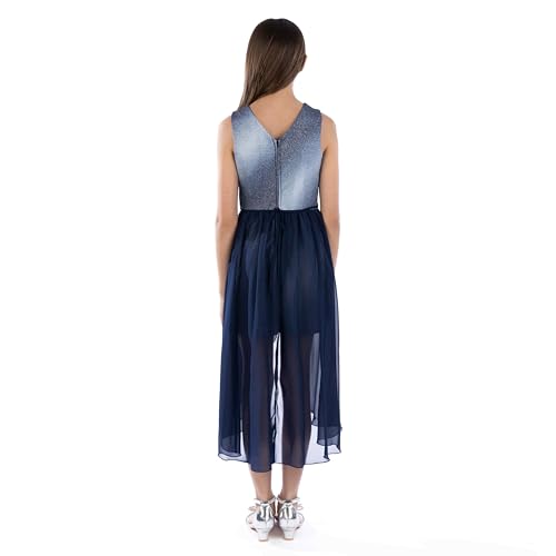 Speechless Girls' Sleeveless Maxi High Low Sparkly Party Dress2