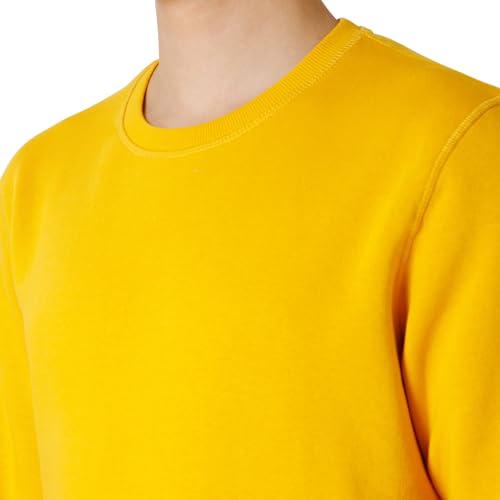 Image of BODYACTIVE Men Full Sleeve Solid Sweatshirt