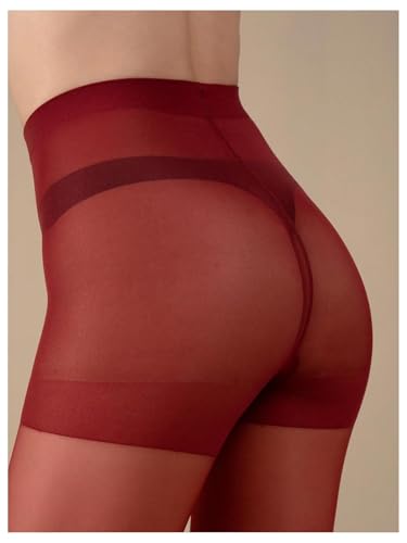 Image of WDIRARA Women's Sheer Tight High Waisted Stockings Party Club Pantyhose