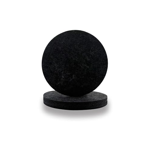 4 Stück Groß Filzuntersetzer Filzunterlage für Töpfe, Gläser, Vasen und Schüsseln Tischschoner Tischuntersetzer Schutzmatte aus Robustem Filz (15cm)
