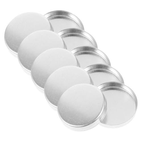 AUTSUPPL Empty Makeup Tray 10pcs Eyeshadow Pans Eyeshadow Case Aluminum Tray for Diy Eye Shadow Art