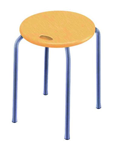 ルネセイコウ ハンドルスツール ナチュラル/シルバー HS-2TA ナチュラル/シルバー