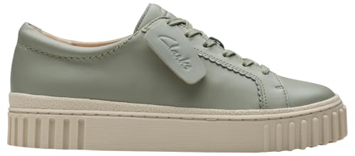 Clarks Mayhill Walk, Zapatillas Mujer, Light Green Lea, 40 EU