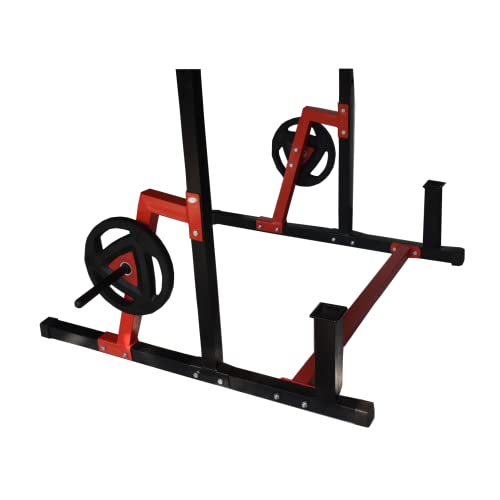 Image of Hashtag Fitness Multifunction Power Adjustable Rack Squat Stand Power Rack cage for Home Gym equipments Squat Stand with j Hooks and Pull up bar