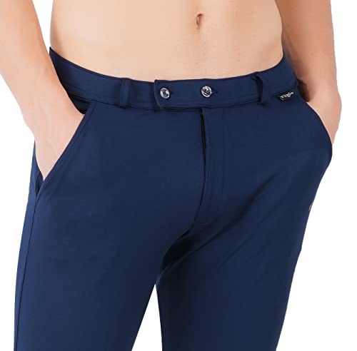 VEGO Mens 4 Way Lycra Strechable Formal Trousers & Pant