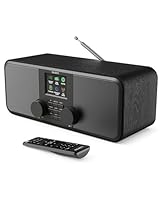 Internetradio WLAN | DAB+ Radio mit Bluetooth | Stereoanlage Digitalradio | Küchenradio DAB mit 2.0-Stereolautsprecher | Internet Radios Spotify Connect & Podcasts | DAB Plus & UKW | MAJORITY Rostock
