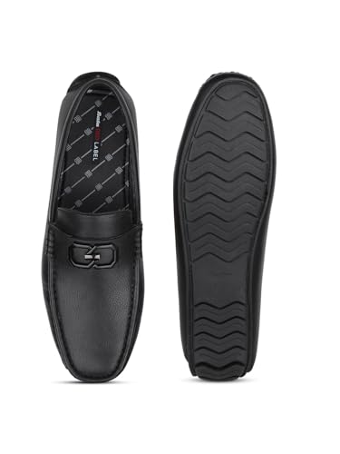 Image of Bata Red Label, Kim,Black Men's Loafer Shoes