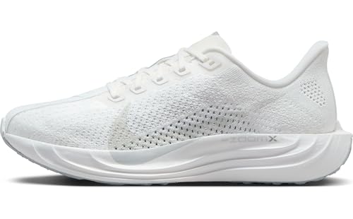 Nike Pegasus Plus Women's Road Running Shoes (FQ7261-101, White/Wolf Grey/Pure Platinum)