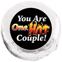 Anniversary - "COOKIE TALK" Chocolate Covered Cream Filled Sandwich Cookies- 12 PC