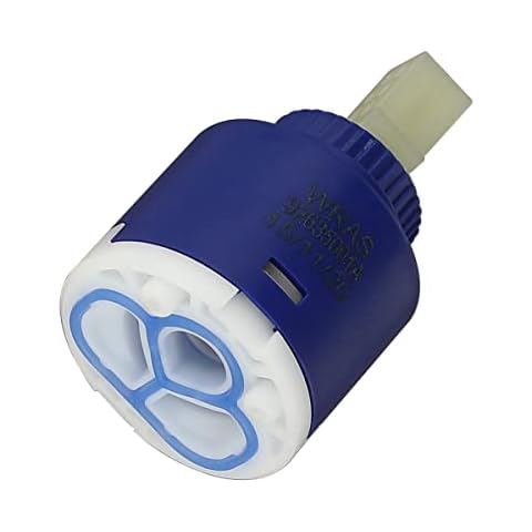 Winskybath Bathroom 35MM Ceramic Disc Plastic Cartridge Basin Shower Lever Mixer Tap Inner Cartridge Replacement WRAS Certificate Cover
